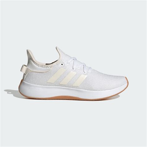 adidas cloud v in weiß|Adidas white Cloudfoam sneakers.